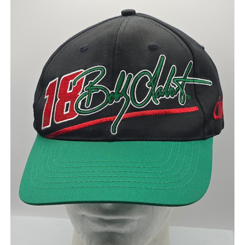 Bobby Labonte 18 Joe Gibbs Racing‎ NASCAR Hat Cap Racing Green